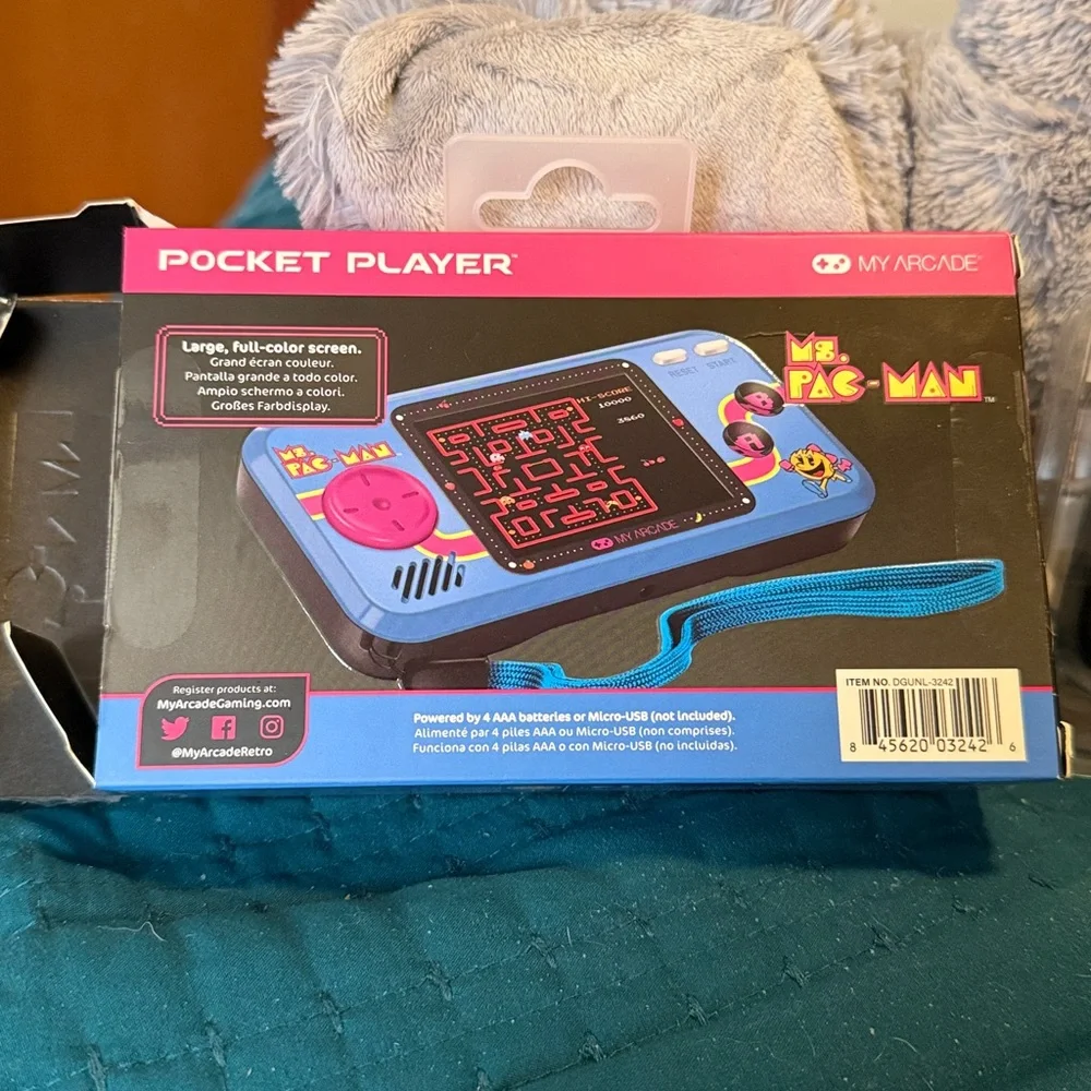 My Arcade Pocket Player Ms. PAC Man portable gaming system